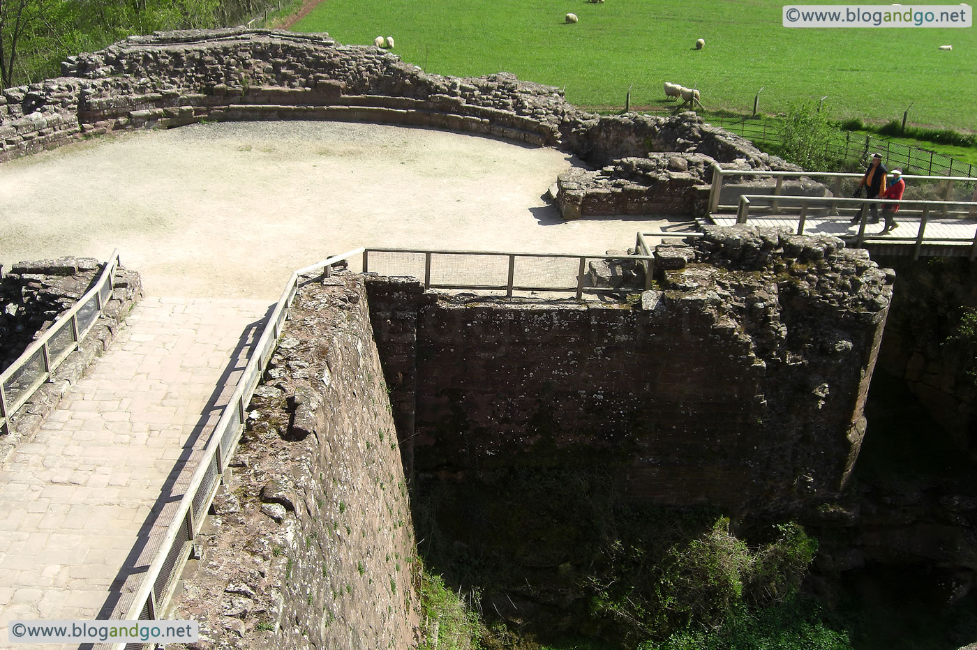 Goodrich - From barbican to main gate